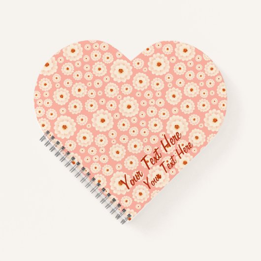 Little Powder Pink Flowers Notitieboek (Voorkant)