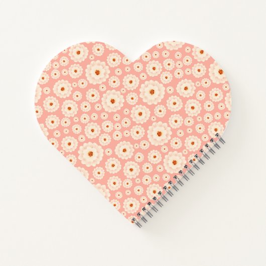 Little Powder Pink Flowers Notitieboek (Achterkant)