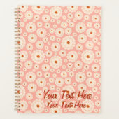 Little Powder Pink Flowers Planner (Voorkant)