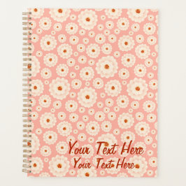 Little Powder Pink Flowers Planner