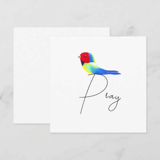 Little Prayer Bird (Voorkant / Achterkant)