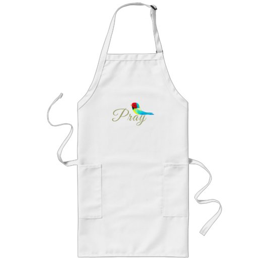 Little Prayer Bird  Lang Schort (Voorkant)