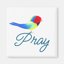 Little Prayer Bird Magneet