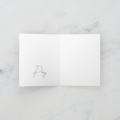 Little Prayer Bird Notitiekaartje (Binnen)