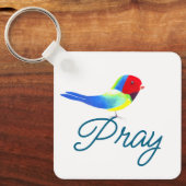 Little Prayer Bird Sleutelhanger (Voorkant)