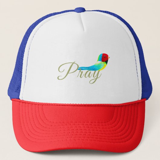 Little Prayer Bird  Trucker Pet (Voorkant)