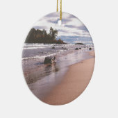 Little Presque Isle Keramisch Ornament (Rechts)