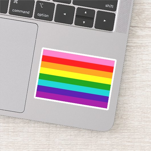 Little Pride Flag Sticker (Detail)