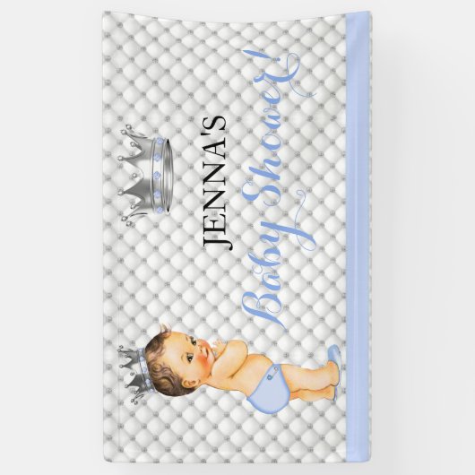 Little Prince  Baby Boy Crown Spandoek (Verticaal)