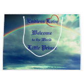 Little Prince Baby Boy Gift Bag Groot Cadeauzakje (Voorkant)