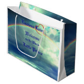 Little Prince Baby Boy Gift Bag Groot Cadeauzakje (Voorkant Gekanteld)