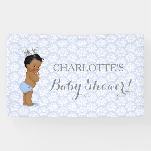 Little Prince Baby Light Blue Silver Spandoek (Horizontaal)