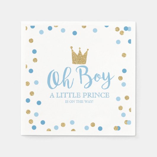 Little Prince Baby shower Baby shower Party Servet (Voorkant)