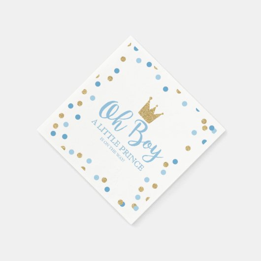 Little Prince Baby shower Baby shower Party Servet (Hoek)