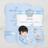 Little Prince Baby shower Cute Boy Speelgoed Beer Kaart (Voorkant / Achterkant)