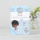 Little Prince Baby shower Cute Boy Spot A Kaart (Staand voorkant)