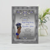Little Prince Baby shower Invitation beroemd gemaa Kaart (Staand voorkant)