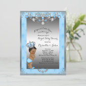 Little Prince Baby shower Invitation beroemd gemaa Kaart (Staand voorkant)