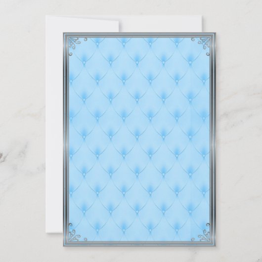 Little Prince Baby shower Invitation beroemd gemaa Kaart (Achterkant)