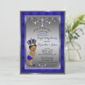 Little Prince Baby shower Invitation beroemd gemaa Kaart (Staand voorkant)