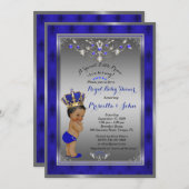 Little Prince Baby shower Invitation beroemd gemaa Kaart (Voorkant / Achterkant)