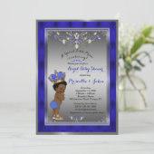 Little Prince Baby shower Invitation beroemd gemaa Kaart (Staand voorkant)