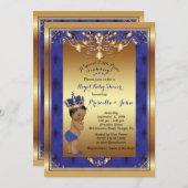 Little Prince Baby shower Invitation beroemd gemaa Kaart (Voorkant / Achterkant)
