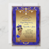 Little Prince Baby shower Invitation beroemd gemaa Kaart (Voorkant)