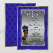 Little Prince Baby shower Invitation beroemd gemaa Kaart (Voorkant / Achterkant)