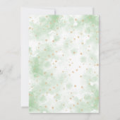 Little Prince Baby shower Invitation Kaart (Achterkant)