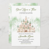 Little Prince Baby shower Invitation Kaart (Voorkant / Achterkant)