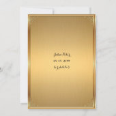 Little Prince Baby shower Invitation, trendy, chiq Kaart (Achterkant)