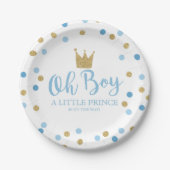 Little Prince Baby shower Paper Bord 7" (Voorkant)