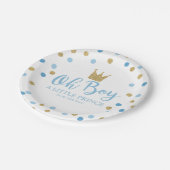 Little Prince Baby shower Paper Bord 7" (Gekanteld)