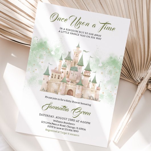 Little Prince Baby Shower Uitnodiging