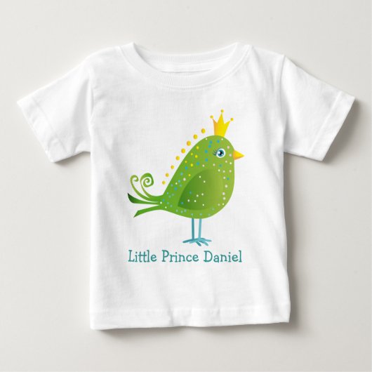 Little Prince Bird Baby Shirt (Voorkant)