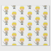 Little Prince Birthday Party Cadeaupapier (Vlak)