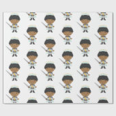 Little Prince Birthday Party Cadeaupapier (Vlak)