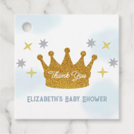 Little Prince Boy Baby Shower Bedankjes Labels