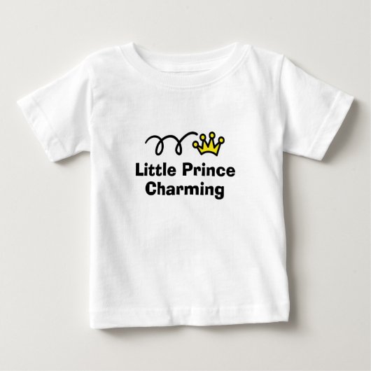 Little Prince charmant baby shirt voor pasgeborene (Voorkant)