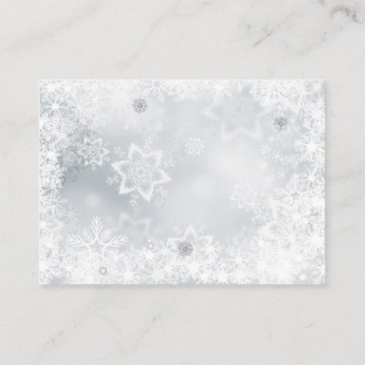 Little Prince Diaper Raffle Tickets, grijs bevrore Informatiekaartje (Achterkant)