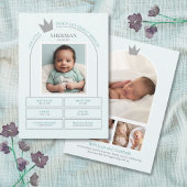 Little Prince Geboorteaankondiging Kaart