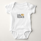 Little Prince Gold Crown Romper (Voorkant)
