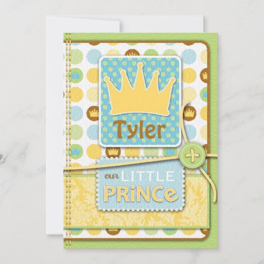 Little Prince Invitation Kaart (Voorkant)