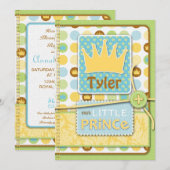Little Prince Invitation Kaart (Voorkant / Achterkant)