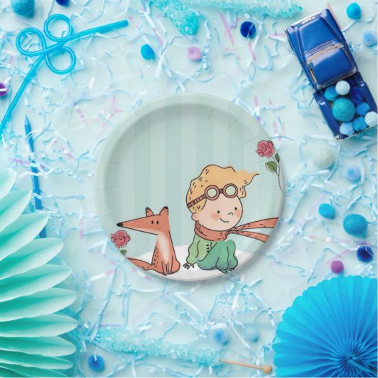 Little Prince Paper Birthday Plates Papieren Bordje (Feest)