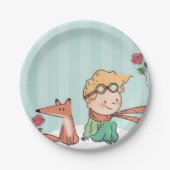 Little Prince Paper Birthday Plates Papieren Bordje (Voorkant)
