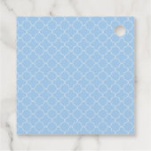 Little Prince Royal Baby Blauw en Goud Baby shower Bedankjes Labels (Achterkant)
