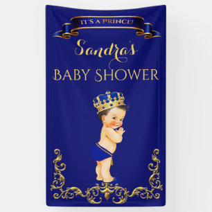 Little Prince Royal Blue Crown Spandoek