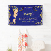 Little Prince Royal Blue Crown Spandoek (Insitu)
